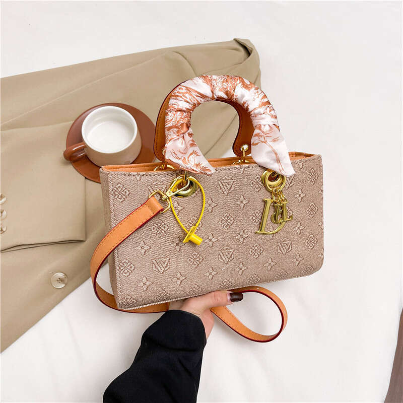 Fashion Designer Bag Square Bag for Women New Fashion Monogram Handbag Elegant Shoulder Crossbody Tote Bag