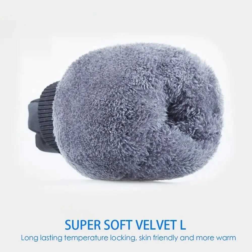 Winter Unisex Snowboard Ski Gloves PU Leather Nonslip Touch Screen Waterproof Motorcycle Cycling Fleece Warm Snow Gloves Z250925