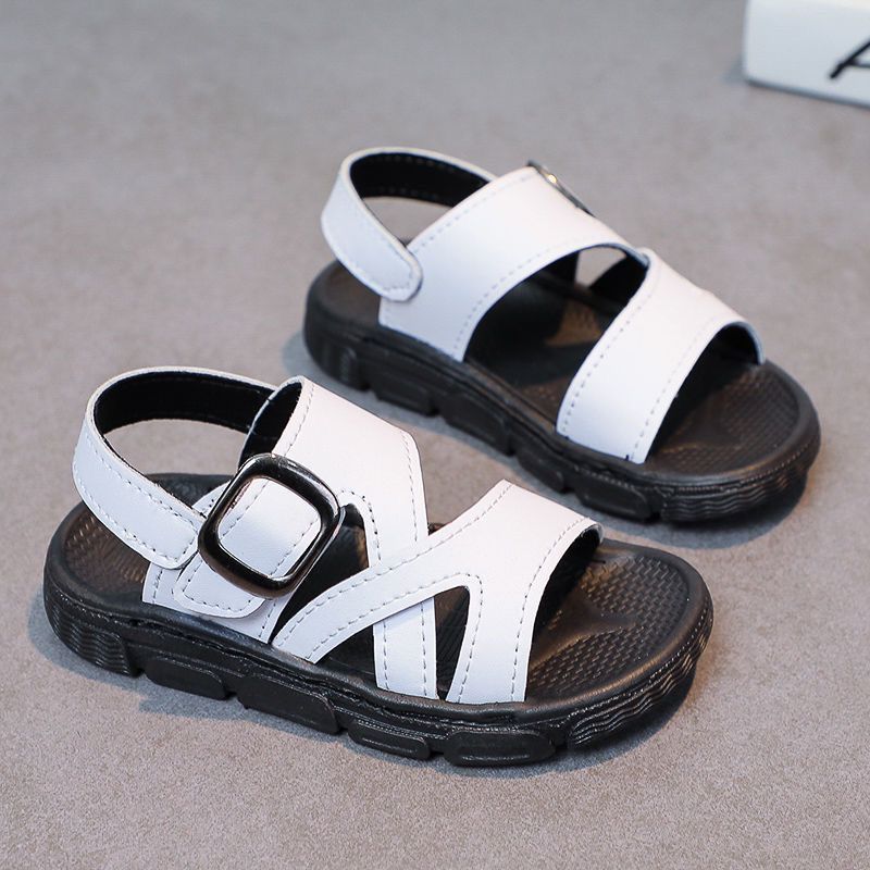 2025 New Kids Sandals Soft Sole Boys Toddler Fashion Design School Summer Kidszworld Casual Sandals Size 21 - 30 K0706
