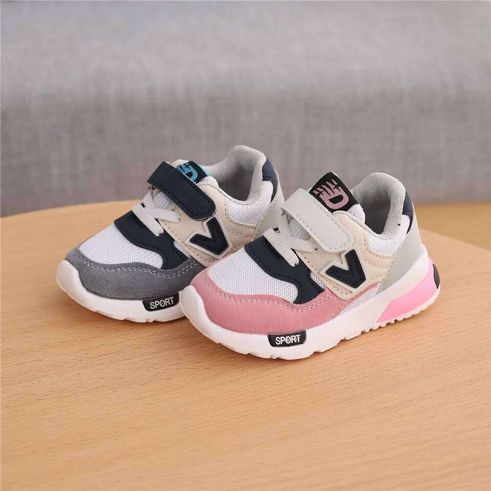Spring Autumn Kids Baby Boys Girls Children's Casual Sneakers Breathable Soft Anti-Slip Running Sports Shoes Size