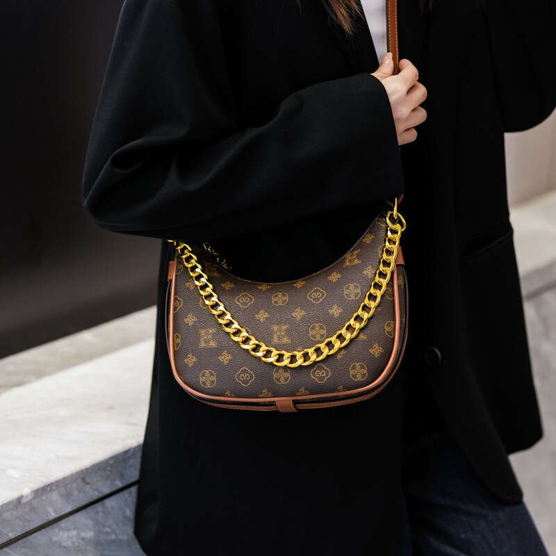 Designer Bag Crossbody Bag for Women New Style Elegant Printed Fashion Chain Bag Underarm Versatile Shoulder Casual Crossbody Bag