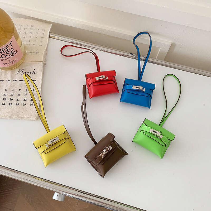 designer bag Luxury bag Fashion Earphone Bag for Women, Small Square Holder, Solid Color Card Bag, New Model, Compact Large Capacity Coin Purse