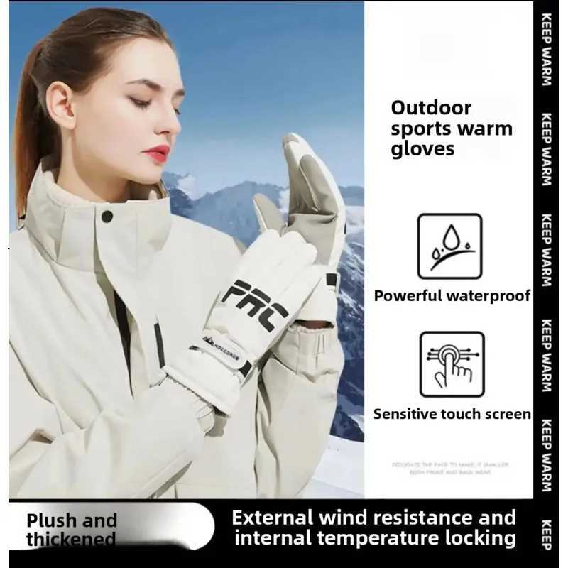 Unisex ThermalLock Winter Gloves Thick Fleece Lined WaterProof Touchscreen for Skiing Cycling Snow Activities Cold Protection Z250925