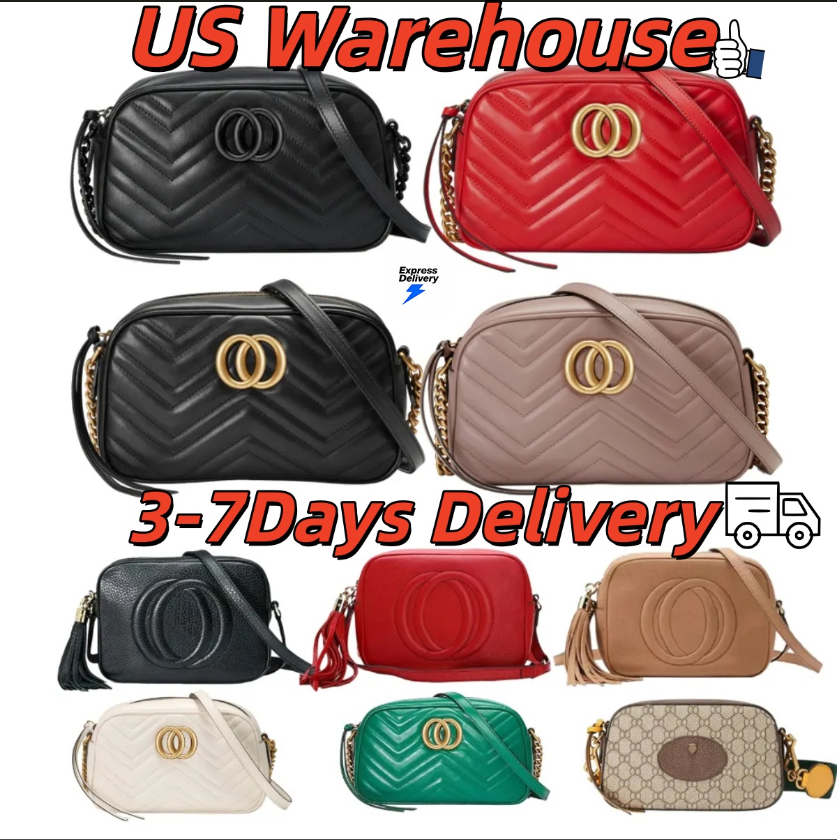 Designer Bag Shoulder Bag Crossbody Purse Luxury Bag Women Designer Camera Bag Zipper Closure Retro Style High Quality Large Capacity Black Messenger Bag