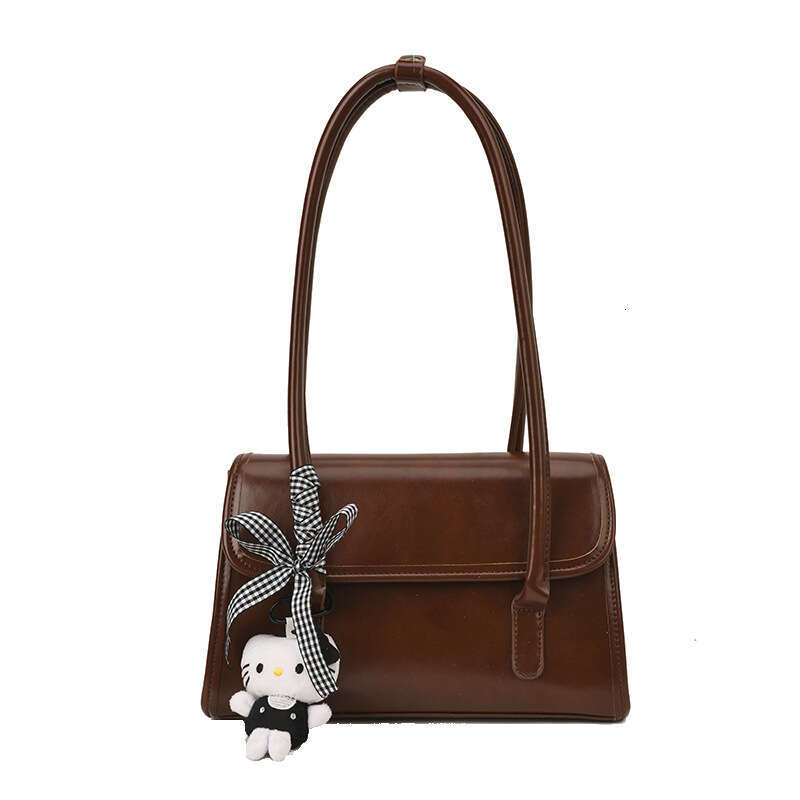 designer bag Luxury bag Single Shoulder Underarm New Fashion High-end Oil Leather Commuter Handbag Tote Bag