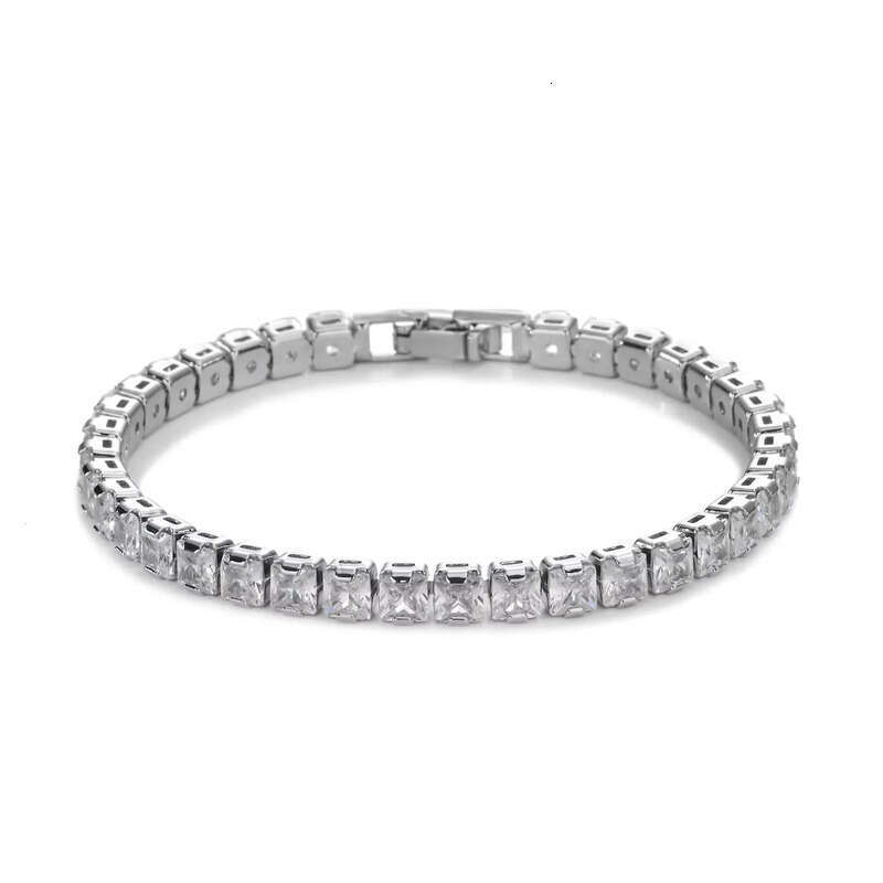 womens new gold tennis dia bracelet with zircon sier plated fashion accessory for gift