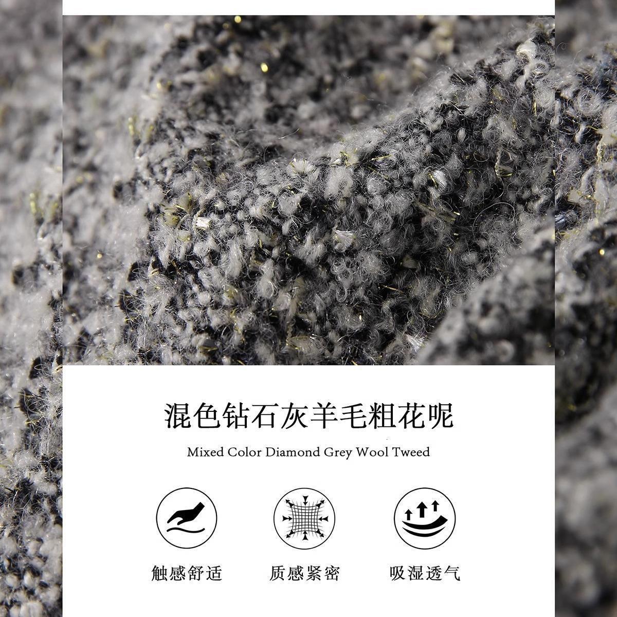 2025 Autumn/Winter Coarse Wool Short Coat for Ice and Snow Enthusiasts High Luxury Thick Knitted Coarse Wool Short Round Neck Women's New Designe