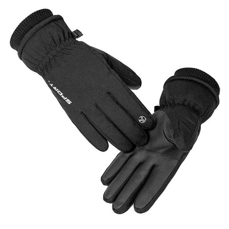 Universal Winter Warm Ski Gloves Waterproof Coldproof Thickened Outdoor Cycling Fishing Running Windproof Touch Screen Gloves Z250925