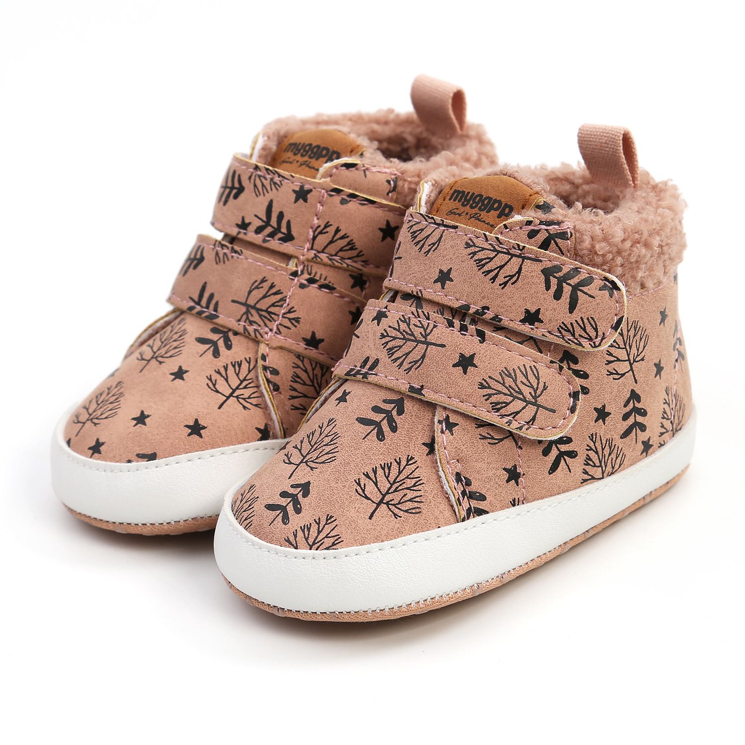Baby Shoes Boy Girl Winter Warm Infant Snow Boots Fleece Soft Bottom Shoes Kidszworld Newborn Toddler First Walkers Sneakers 0-18 Months K0477
