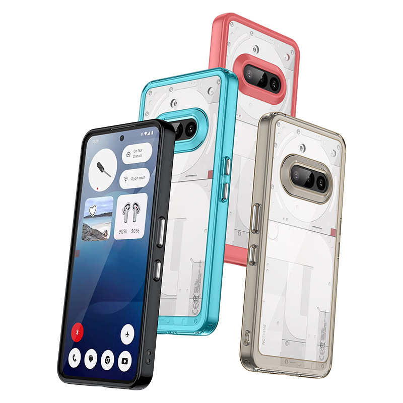 Nothing Phone 3A/Pro Compatible - Vibrant Transparent Acrylic Case Ensuring Ultimate Device Security Against Drops
