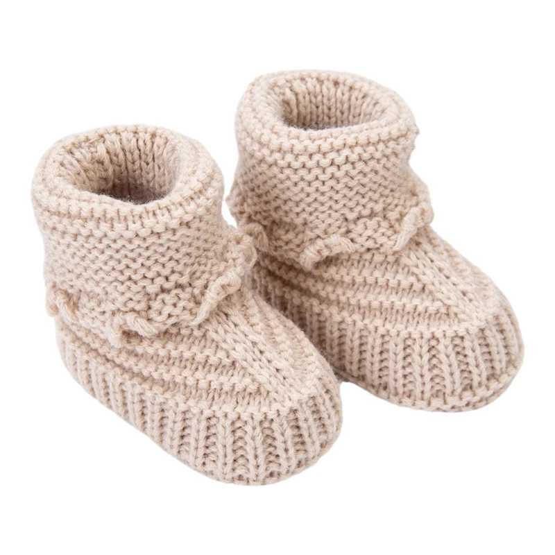 Handmade Infant Booties Warm Crochet Shoes Comfortable Wear for Boy GirlsJ250930