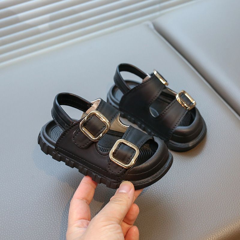 Kids Anti Kick Sandals 2025 Summer New Children Sandals Fashion College Style Kidszworld Boys Girls Sandals Toddler Youth Beach Sandals Shoes Size 21 