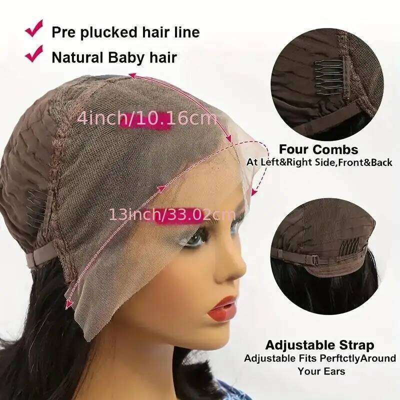 40 Inch Natural 13X4 Straight Human Hair Wigs 220 Density Hd Lace Wig 13X6 Wigs Human Hair For Women Xiusiyuan2510