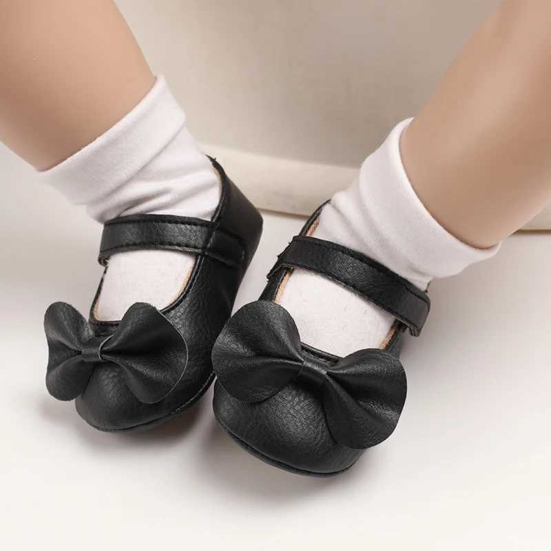 Baby Girl Casual and Comfortable Solid Color Mary Jane Shoes Lightweight and Non Slip Spring and Autumn Walking ShoesJ250930