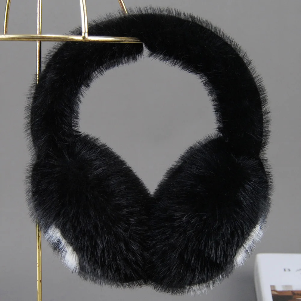 Winter Outdoor Mink Fur Earmuffs Women Keep Warm Mink Fur Earmuff Girl Winter Ear Protection 250930