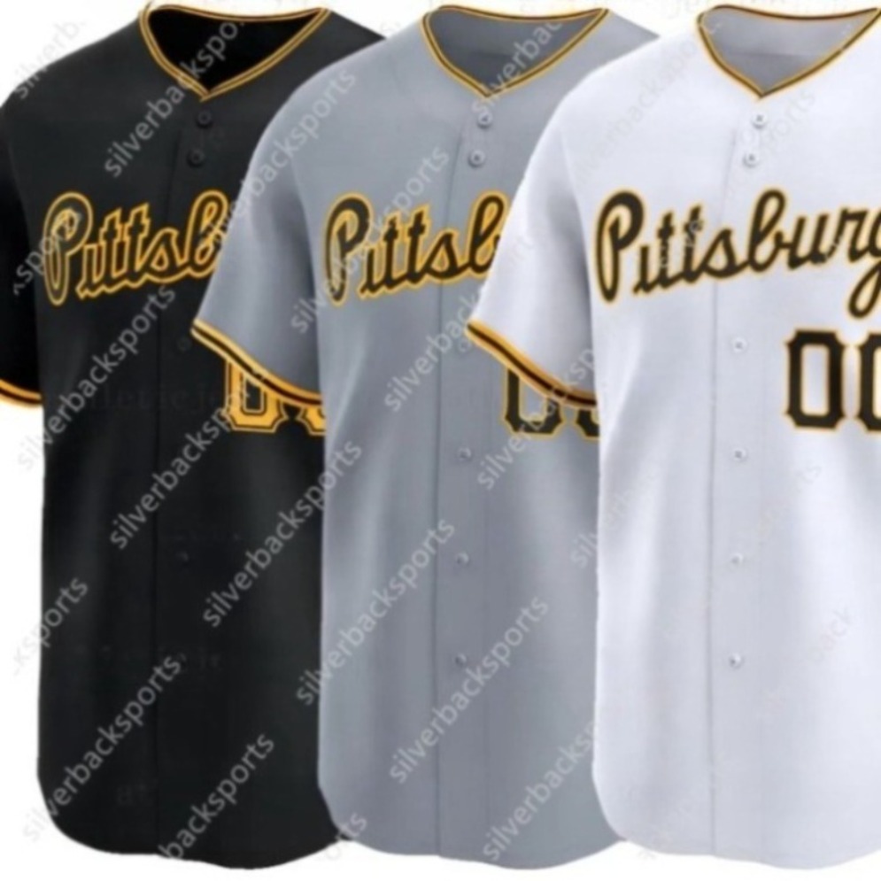 SKENES 30 PGH In Stock Wholesale Baseball Jeresys PITTSBURGH Quick Drying Moisture Dry No Ironing ,Lightweight Black White Yellow