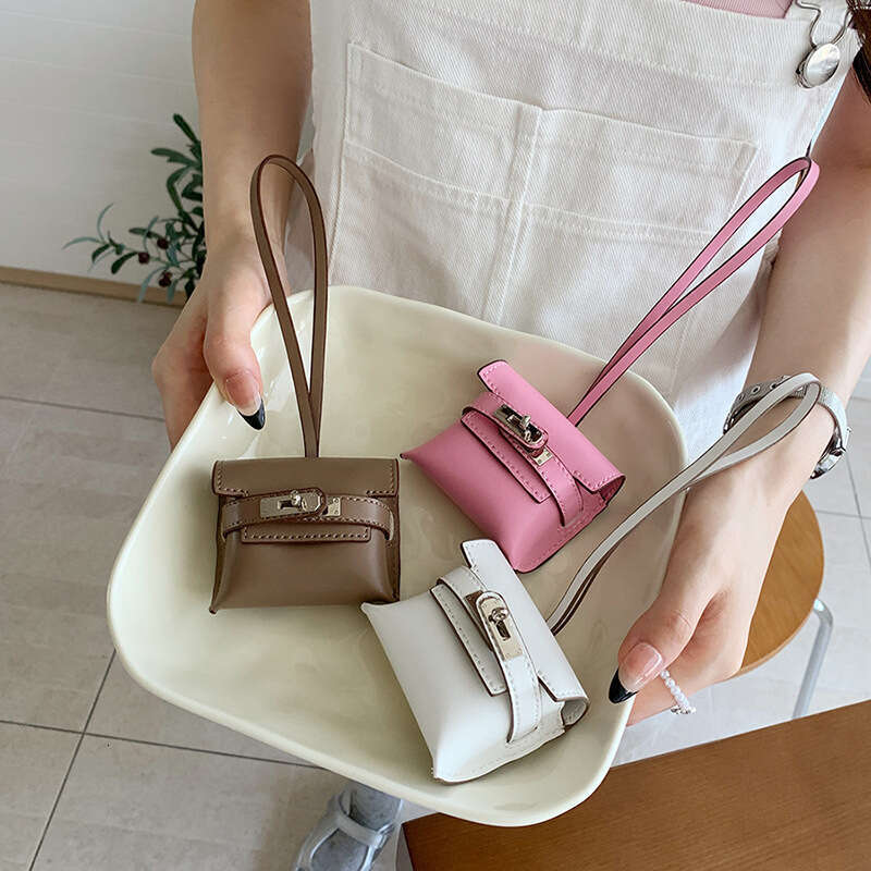 designer bag Luxury bag Fashion Earphone Bag for Women, Small Square Holder, Solid Color Card Bag, New Model, Compact Large Capacity Coin Purse