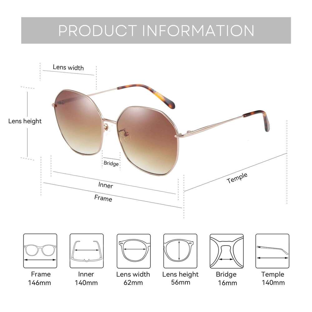 ZENOTTIC Oversized Butterfly Sunglasses Women UV400 Protection Driving Eyewear Ladies Trendy Clear Visual Sun Glasses