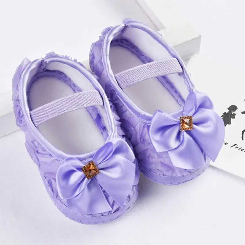 Summer Baby Girls Retro Toddlers Prewalkers Bow Footwear Shoes Infant SoftSoled First Walkers Casual Sandal Kid AntiSlip ShoesJ250930