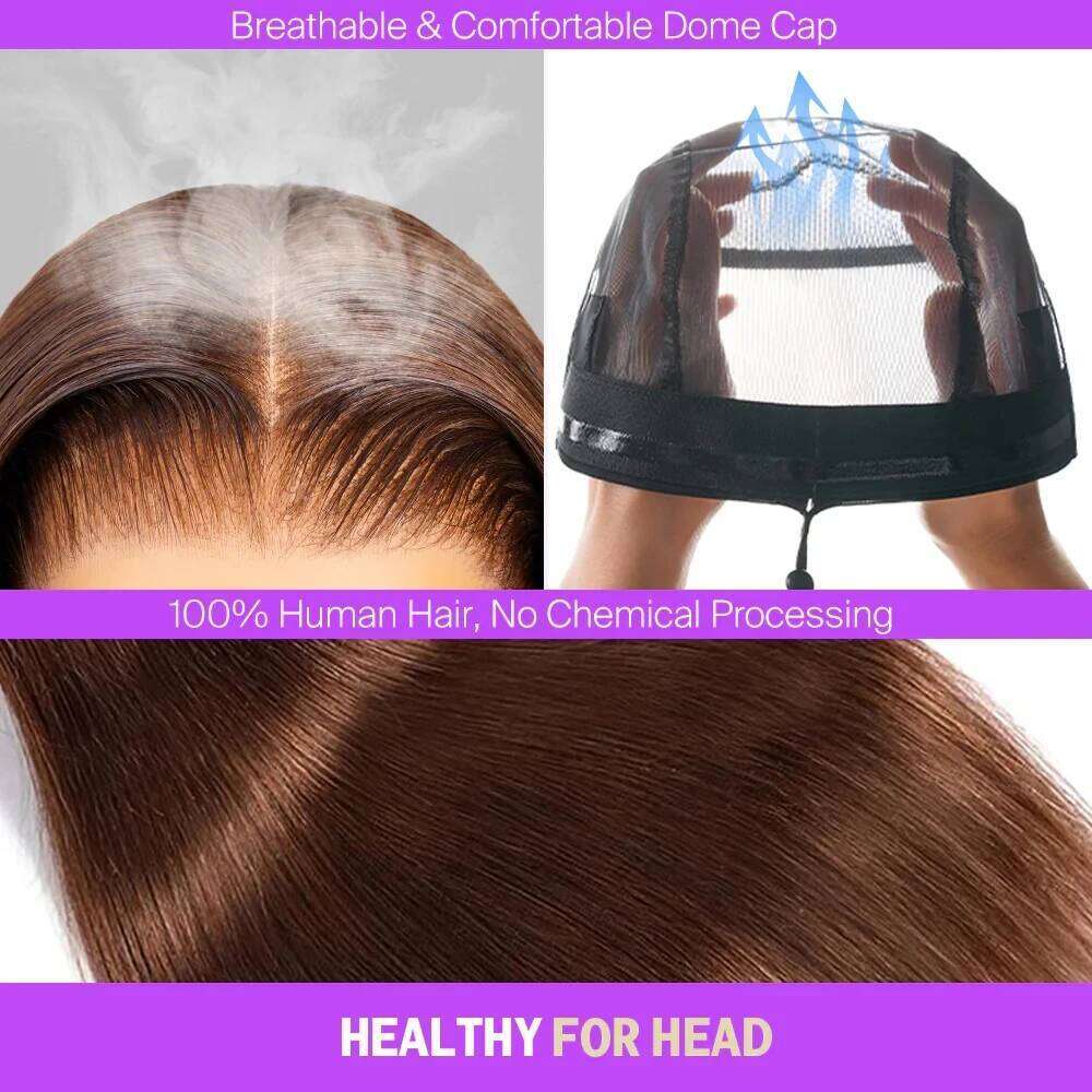 Ready To Go Front Body Wave 7X4 Pre Cut HD Lace Hair 250% Straight Virgin Human Glueless Wigs Xiusiyuan2510