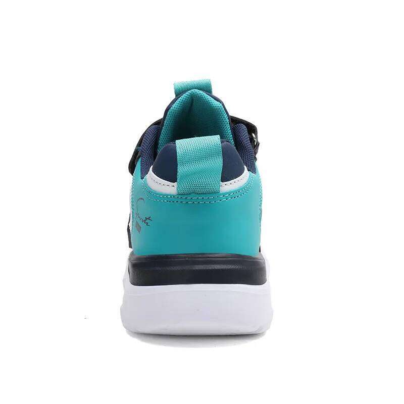 Autumn Winter Children's Shoes, Boys' Sneakers, Leather Surface, Breathable, Non-Slip, Versatile Sports Shoes for Middle-Aged Older Children