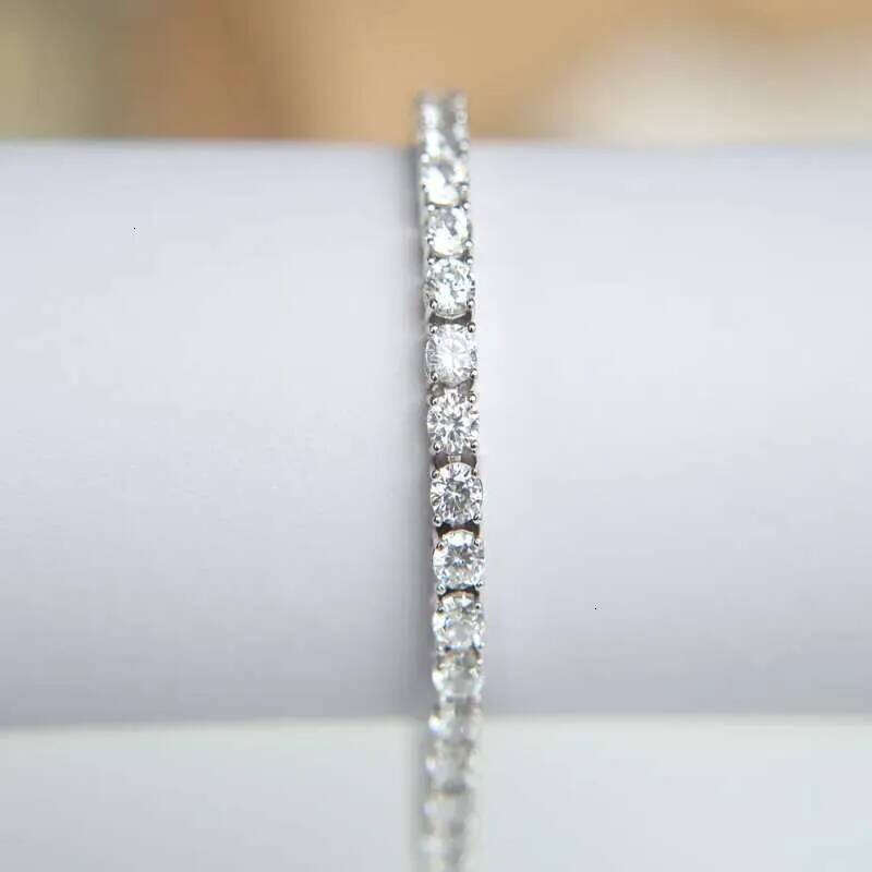 Hip Hop 3mm-4mm-5mm6mm Tennis Men's Chain Women's Pulseiras Jewelry Bracelet