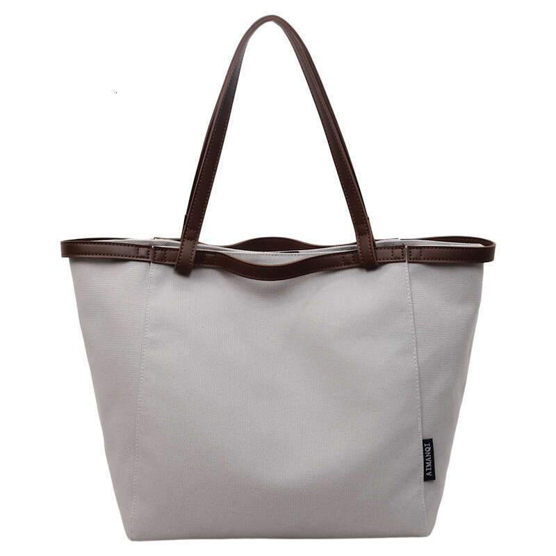 designer bag Luxury bag Large Capacity Canvas Simple Tote Fashion Versatile New Handheld Shoulder Underarm Bag