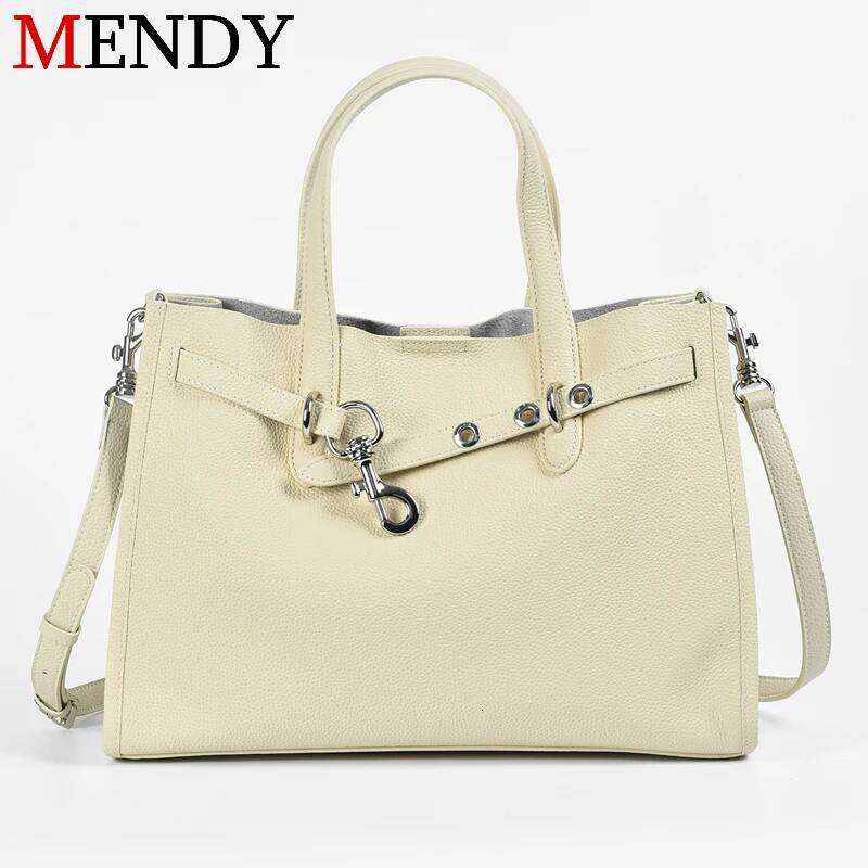 Mendy Women Bags Genuine Leather Tote Lady Shoulder Rectangular Female Fashion Designer Original Brand Hand Bag Suotong2510 Mdng