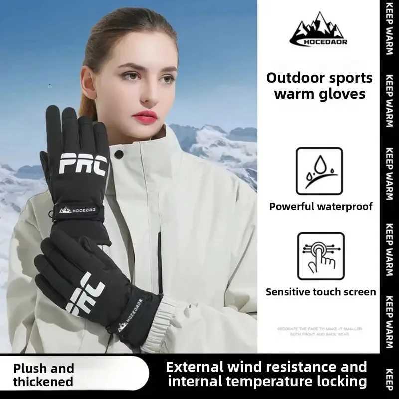Unisex ThermalLock Winter Gloves Thick Fleece Lined WaterProof Touchscreen for Skiing Cycling Snow Activities Cold Protection Z250925