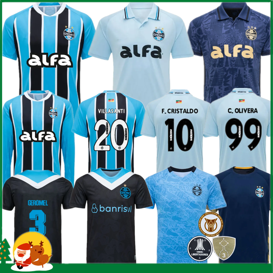 24 25 26 Gremio Paulista Soccer Jerseys 2025 2026 Gilchmei Johnath MILLER LUAN Marlone Men Football shirt Men kids kit