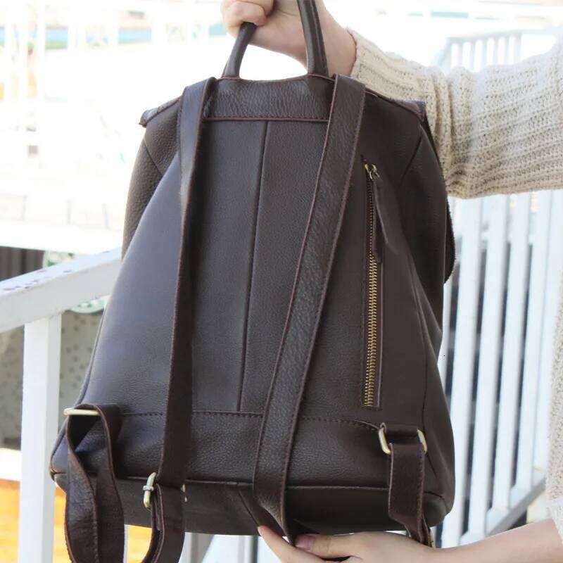 Designer Backpack Bag Women Genuine Leather Travel Bagpack High Quality Simple Bucket Style Large School Backpacks For Girls Suotong2510 Mdng