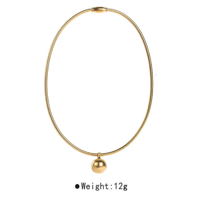 Ins Top Sell Heart Pendant Simple Fashion Jewelry Titanium Stainless Steel Circle Party High Quality Smooth Snake Chain Women Necklace For Lover Gift 