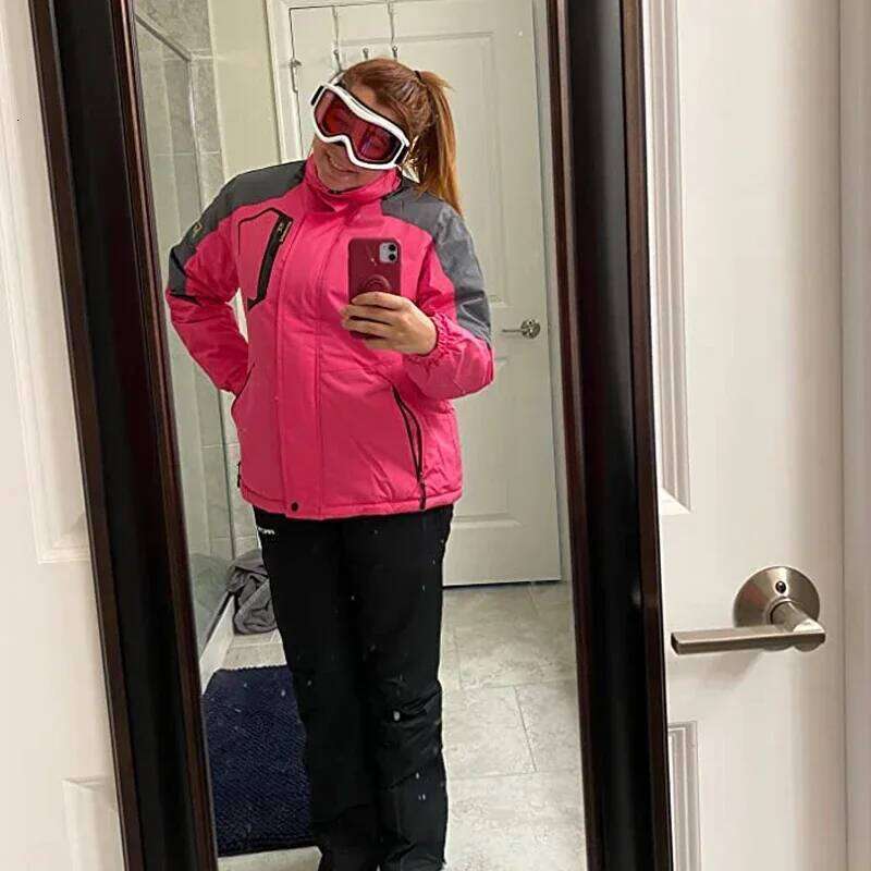 Winter Suit For Women Warm Windproof Waterproof Snowboard Set Outdoor Female Ski Equipment Snow Jacket