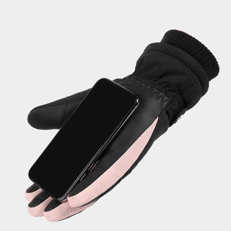 Women Winter Ski Gloves Waterproof Touchscreen Snowboard Gloves Windproof Warm Snow Gloves for Skiing Running and Cycling Z250925