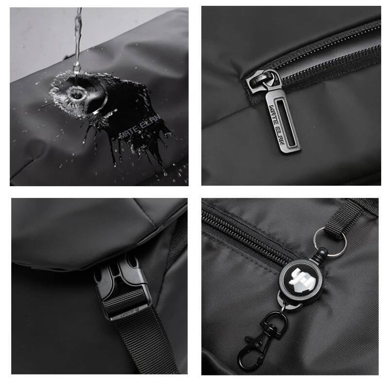 MOYYI Urban Business Flip Laptop Messenger for Men Waterproof Traveling Sling Crossbody Thin Shoulder School Book Bag high-quality