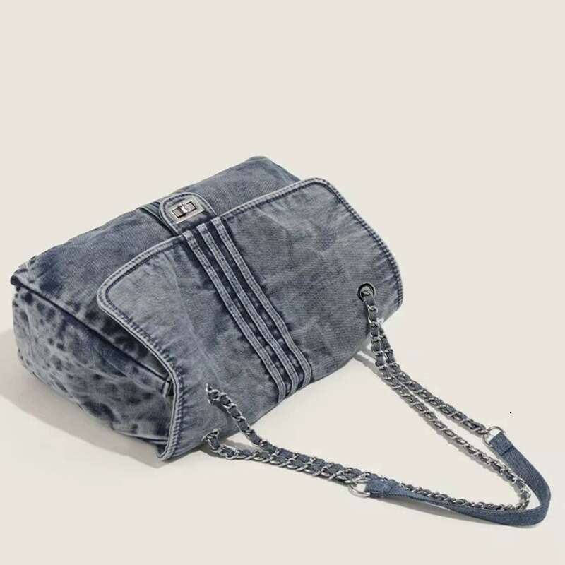 designer bag Luxury bag Design Sense Niche Denim Chain New Large Capacity Crossbody Commuter Shoulder Tote Bag for Women