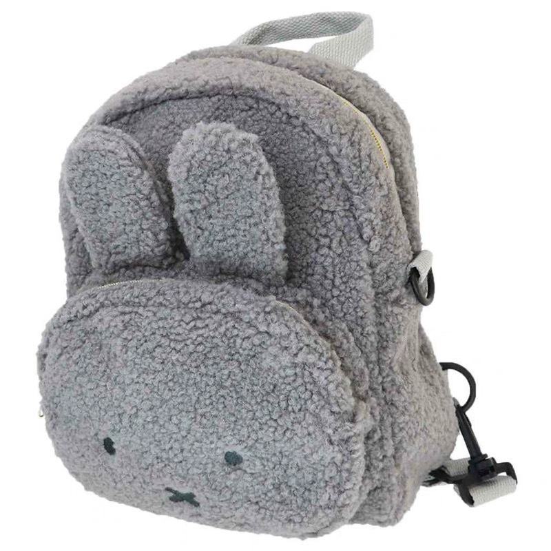 Designer cartoon cute bear wool dual-use backpack 2025 new shoulder bag