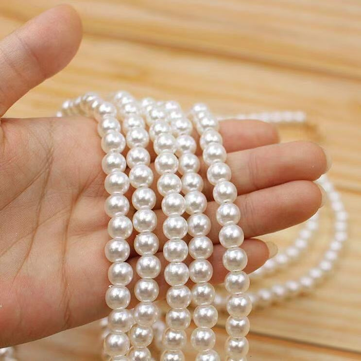 8MM Pearl Chain Extended Pearl Bag Chain Wholesale Bag Chain Amplifier Chain Pearl Bag Belt
