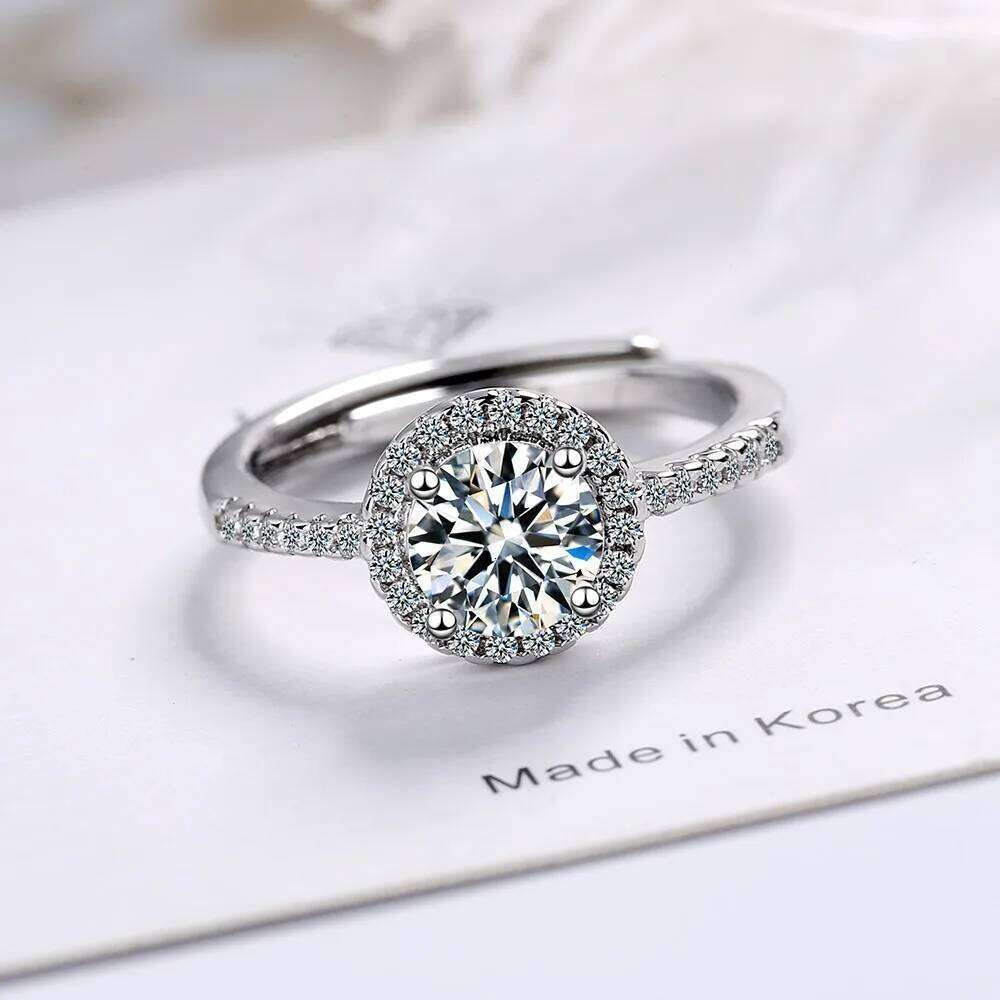 New Sterling Sier Ring High Quality Zircon For Women Wedding Fine Jewelry Accessories Party Gifts