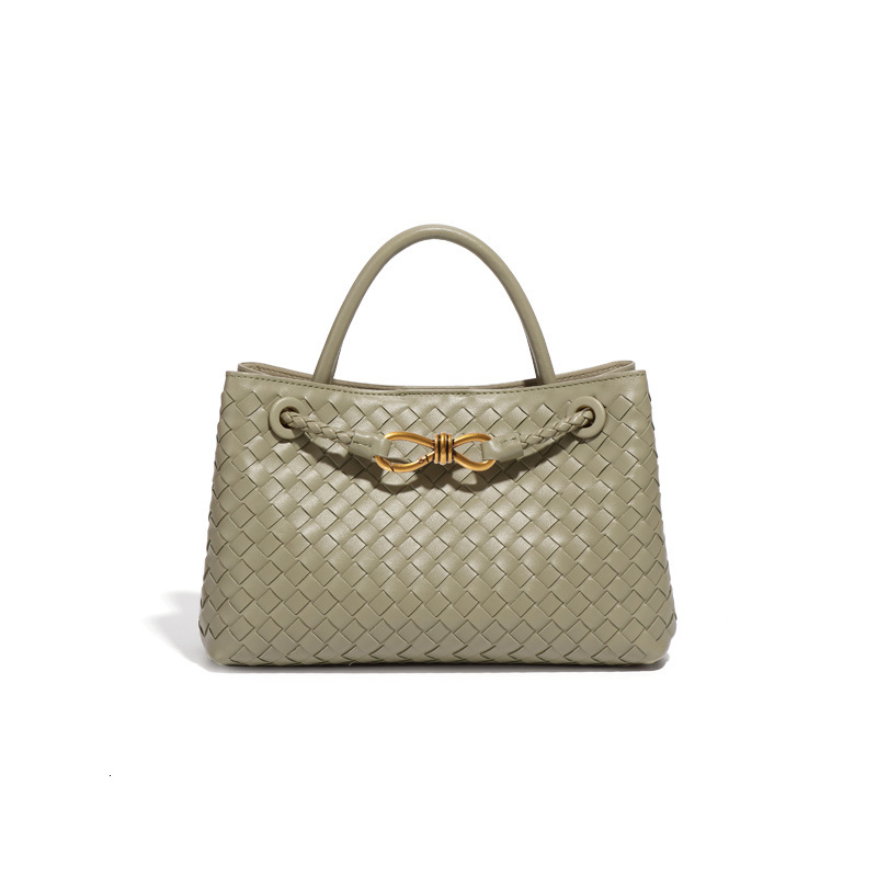Designer Handbag Light Luxury High-quality Horizontal Women's Bag Fully Handwoven Handheld Tote Bag Commuter Shoulder Crossbody Luxury Bag Bag Sm