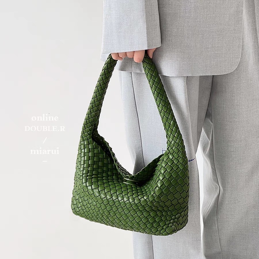 Designer Handbag Summer Handwoven Bag Women's Bag Luxury Bag 2025 New Fashion Small Bag Underarm Bag Crossbody Shoulder Handbag Mother-daughter B