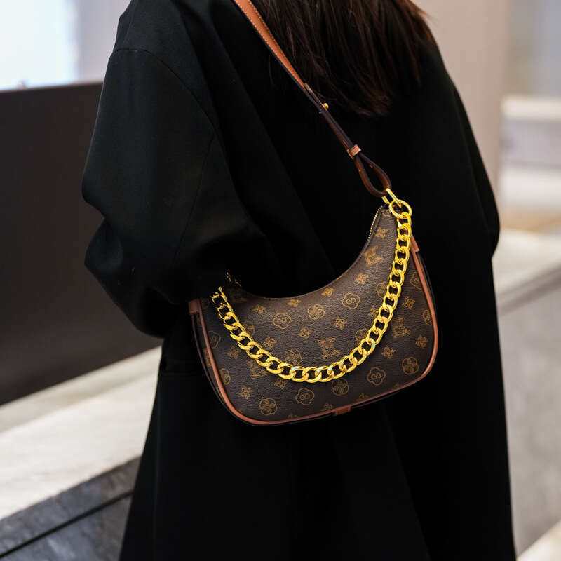Designer Bag Crossbody Bag for Women New Style Elegant Printed Fashion Chain Bag Underarm Versatile Shoulder Casual Crossbody Bag