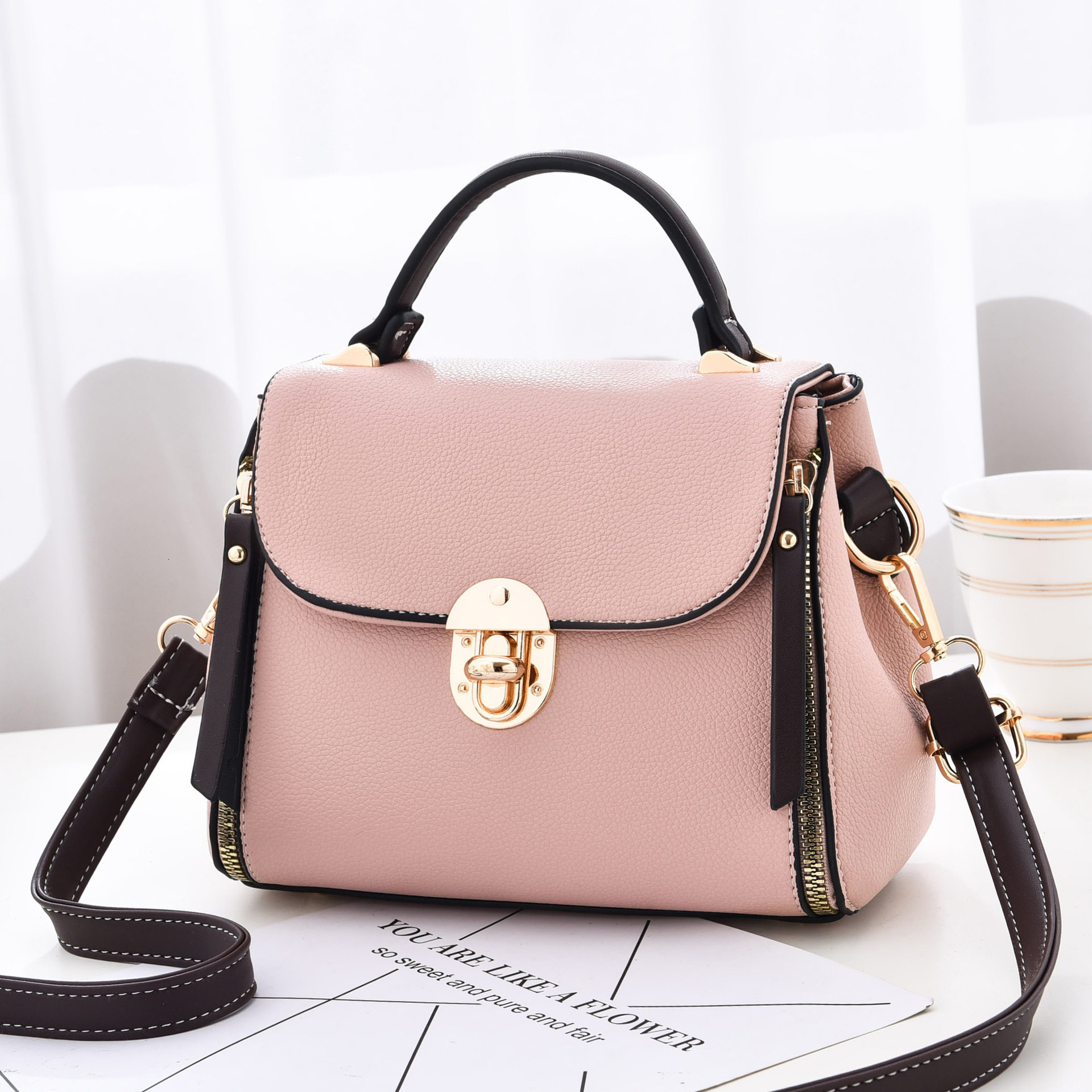 Women's handbag new chain shoulder bag designer bag small square bag niche design slanted women's bag luxury bag handbag