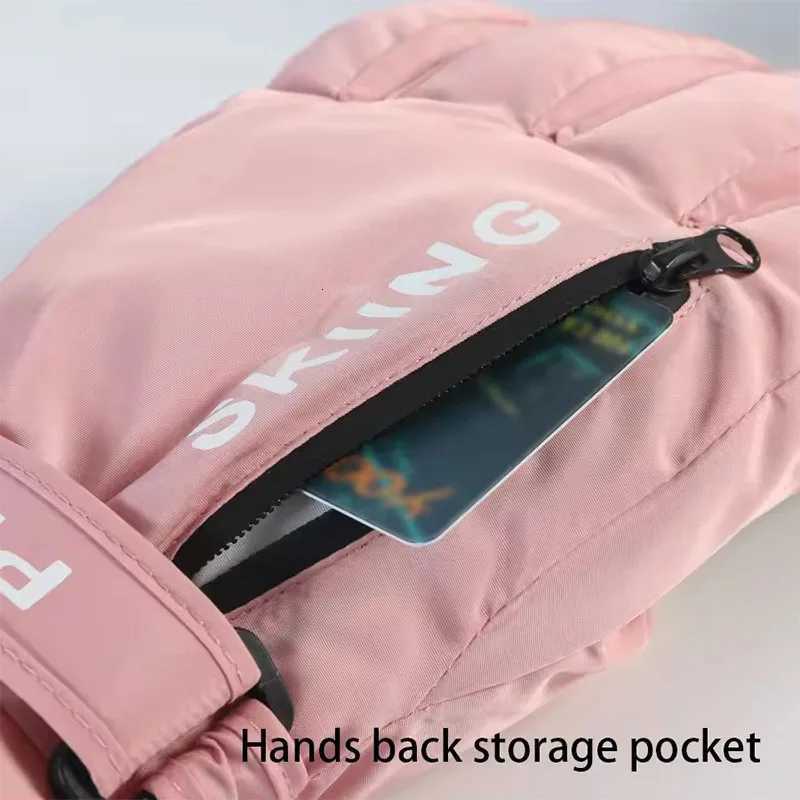 WOMENS Professional Winter Warm Skiing Gloves Warm Snow Gloves Waterproof Motorcycle Gloves Smile 506 Touch Screen Z250925
