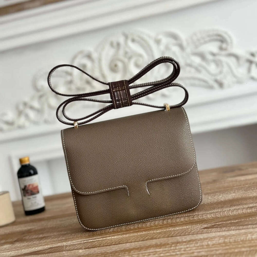 Shoulder Bags Top Quallity Designers Constance Handbags Real Leather Purse with Chain Shoulder CrossBody Bag Golden Buckle Ladies Wallets fashion square bag