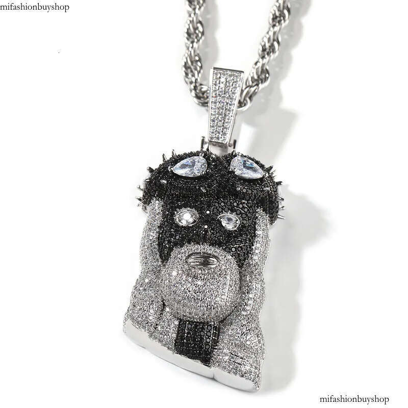 Hip Hop Vintage Jesus Pendant Necklace 5A Zircon Religious Jewelry Sweater Chain