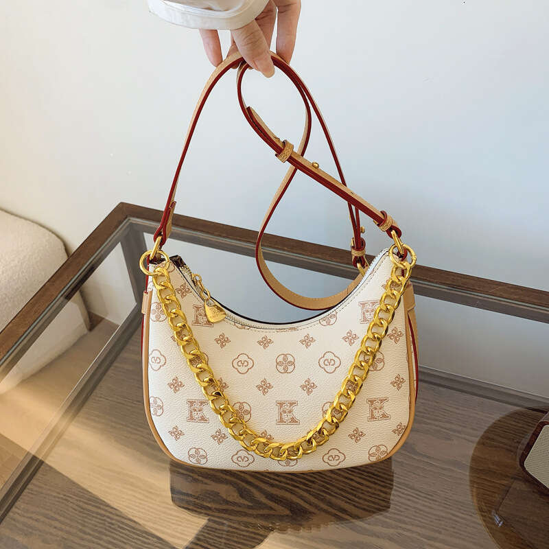 Designer Bag Crossbody Bag for Women New Style Elegant Printed Fashion Chain Bag Underarm Versatile Shoulder Casual Crossbody Bag