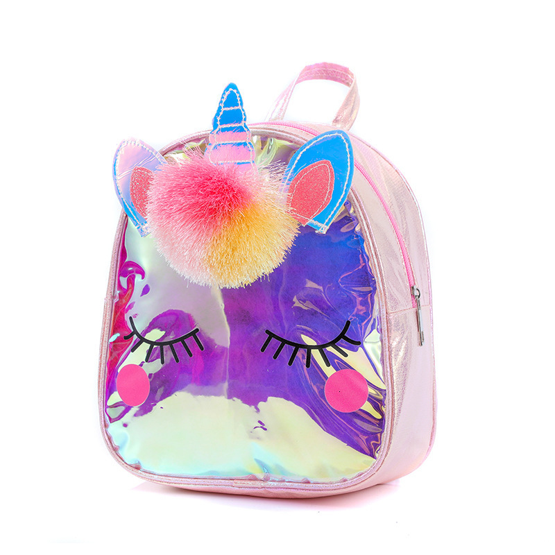 Unicorn Backpacks for Kids Girl Boy Clear Cute Children Schoolbag Summer Bagpack