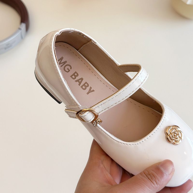 Girls Casual Shoes Kickproof Design Princess Big Toddler Shoes Leather Kidszworld Children Sandals Kids Shoes Size 27 - 36 US10C-US4Y K0671