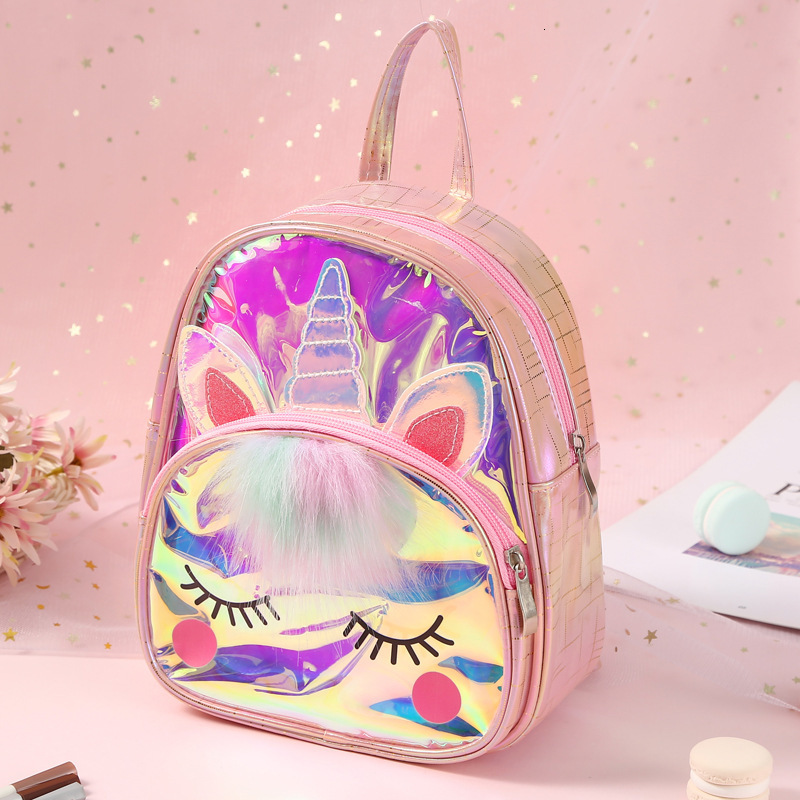 Unicorn Backpacks for Kids Girl Boy Clear Cute Children Schoolbag Summer Bagpack